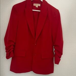 Michael Kors Vibrant Red Blazer